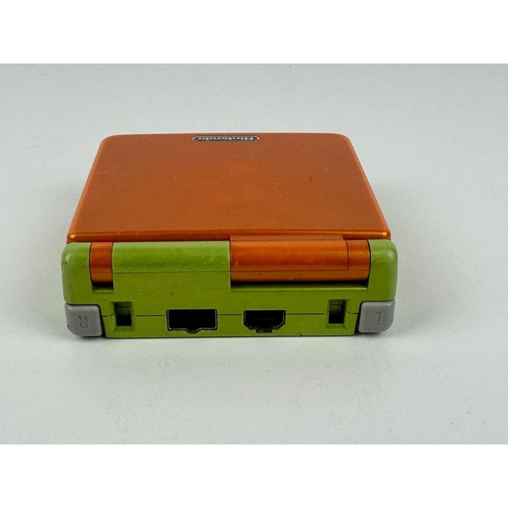 Nintendo Game Boy Advance SP GBA SP Lime Green & Orange Shrek Edition Tested